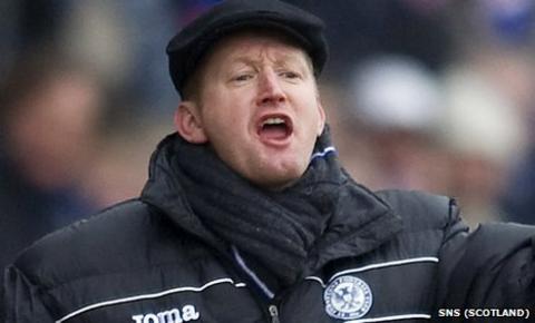 St Johnstone manager Steve Lomas