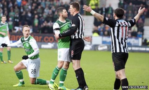 Dunfermline lost out to fellow strugglers Hibs on Saturday