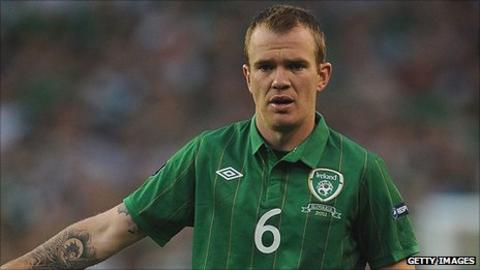 Stoke City midfielder Glenn Whelan