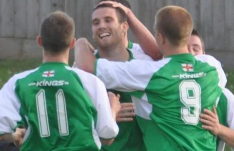 Ross Allen celebrates