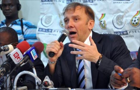 Ghana coach Goran Stevanovic