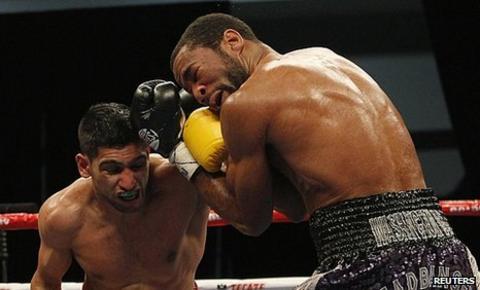 Amir Khan and Lamont Peterson
