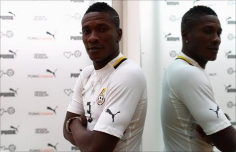 Ghana's Asamoah Gyan
