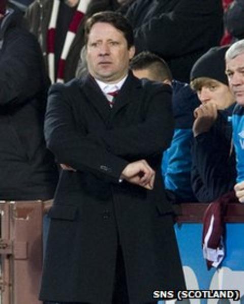 Hearts manager Paulo Sergio