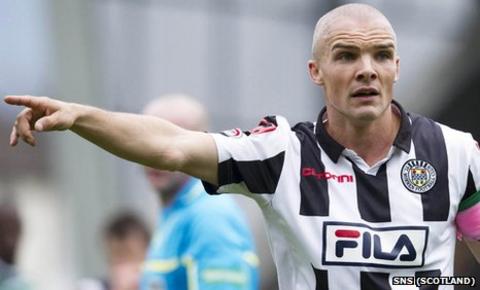 St Mirren captain Jim Goodwin