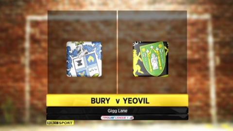 Bury 3-2 Yeovil
