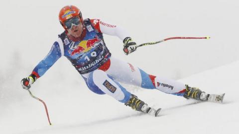 Didier Cuche in action