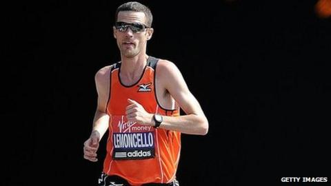 Marathon runner Andrew Lemoncello