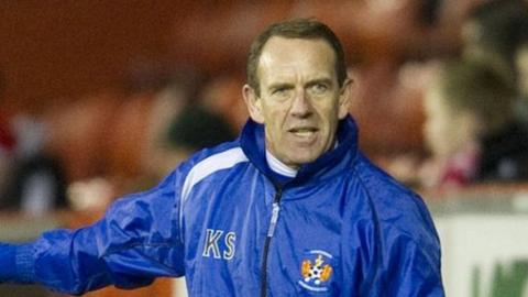 Kilmarnock manager Kenny Shiels