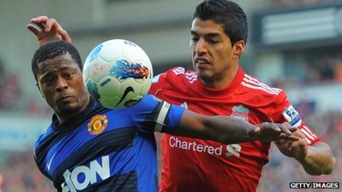 Patrice Evra & Luis Suarez