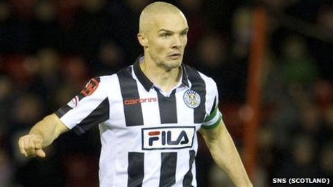 St Mirren captain Jim Goodwin