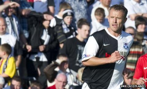 Ayr United striker Mark Roberts