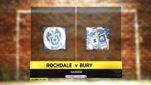Rochdale 3-0 Bury