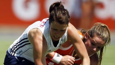 GB women's hockey team v Netherlands