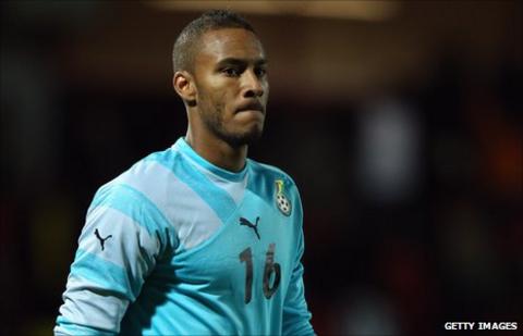 Ghana goalkeeper Adam Kwarasey