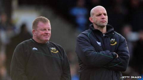 Dorian West and Jim Mallinder