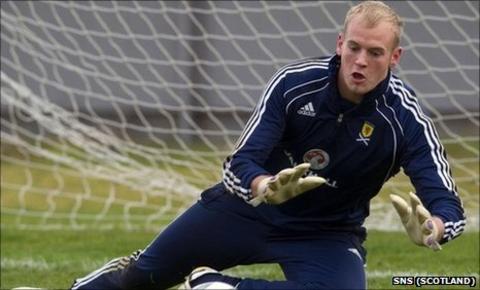 Scotland Under-21 goalkeeper Mark Ridgers