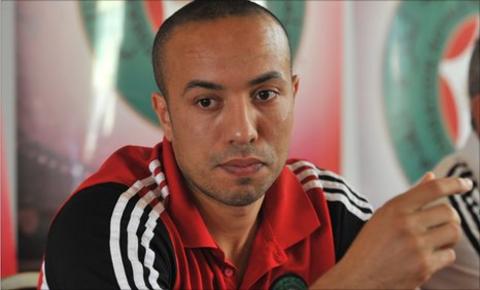 Morocco captain Houssine Kharja