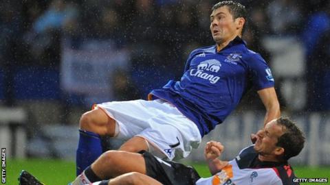 Everton winger Diniyar Bilyaletdinov