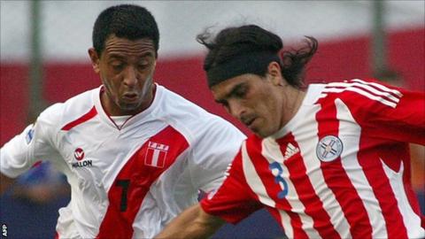 Nolberto Solano and Claudio Morel
