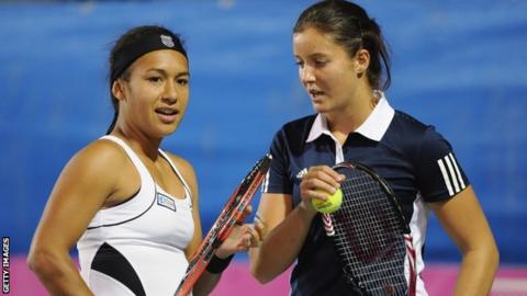 Heather Watson and Laura Robson