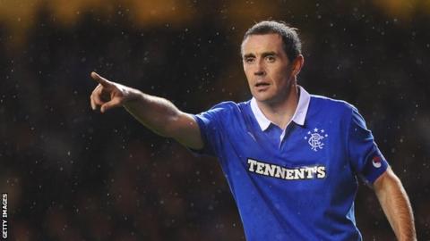 David Weir in his playing days at Rangers