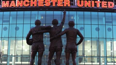Manchester United's Old Trafford stadium