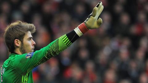 Manchester United goalkeeper David De Gea