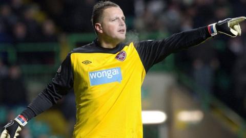 Hearts goalkeeper Marian Kello