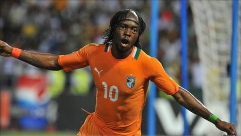 Gervinho's first goal of the tournament took Ivory Coast to the final