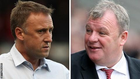 Mark Yates and Steve Evans
