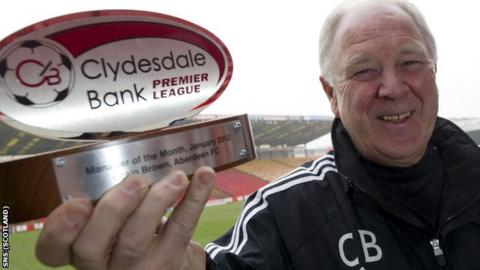 Aberdeen manager Craig Brown