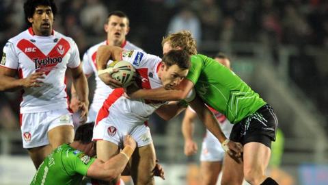 St Helens see off Salford City Reds in Super League clash
