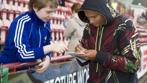Cousin watched Rangers play Dunfermline at East End Park