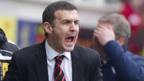 Dunfermline manager Jim McIntyre