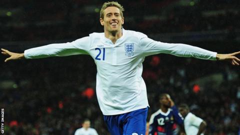 England and Stoke City striker Peter Crouch