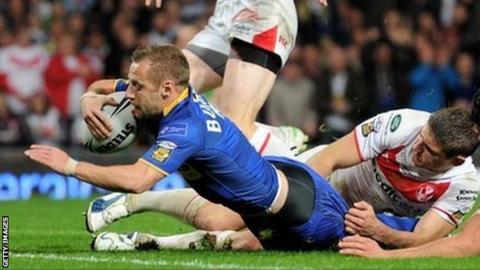 Old Trafford matchwinner Rob Burrow