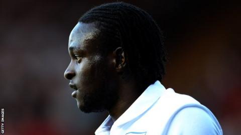 Victor Moses representing England at youth level