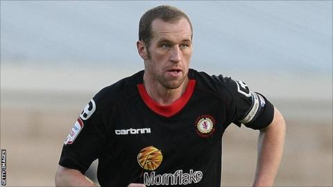 Crewe Alexandra captain David Artell
