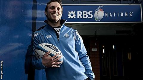 Scotland scrum-half Mike Blair