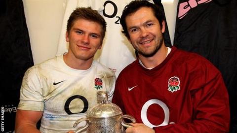 Owen Farrell and Andy Farrell