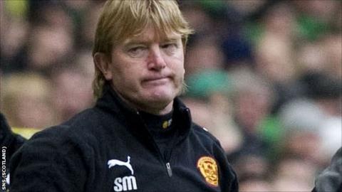 Motherwell manager Stuart McCall