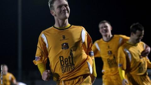 Scott Agnew scored for Dumbarton