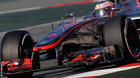 Mclaren's Jenson Button