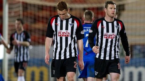 Dunfermline sit bottom of the Scottish Premier League