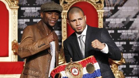 Floyd Mayweather and Miguel Cotto