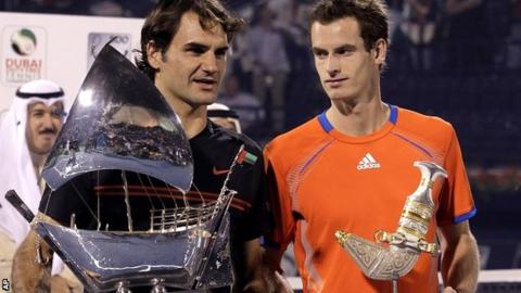 Roger Federer and Andy Murray