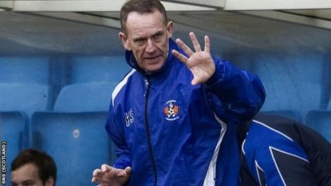 Kilmarnock manager Kenny Shiels