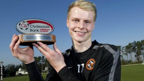 Dundee United winger Gary Mackay-Steven