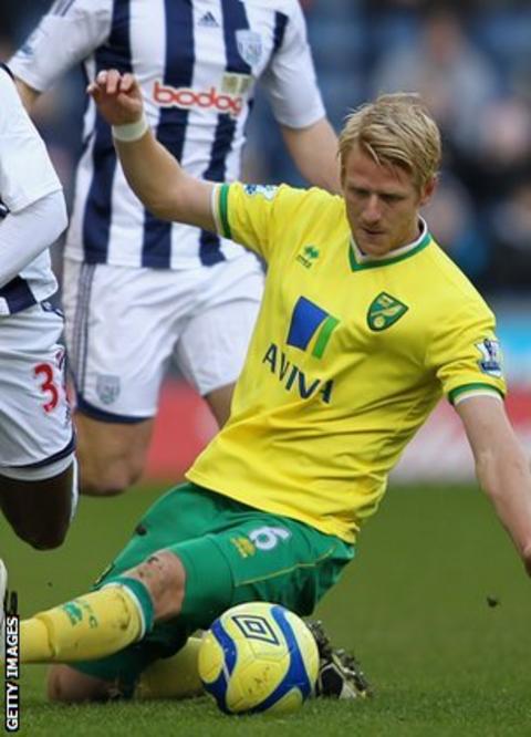 Norwich City defender Zak Whitbread